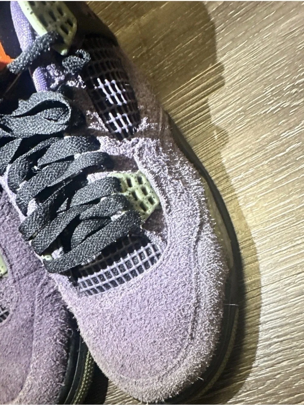 Jordan suede upper